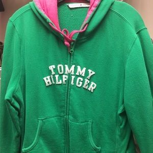 Fun green and pink hoodie *Final Price*